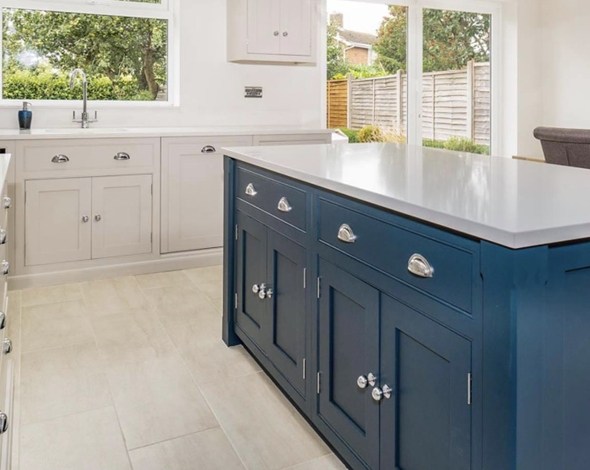 Hand made kitchens of Christchurch bespoke painted kitchen